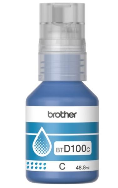 Мастило за Brother BTD100C, MFC-T930DW, DCP-T830DW/T730DW/T530DW/T430W, DCP-T230, Cyan -  5 000 pages