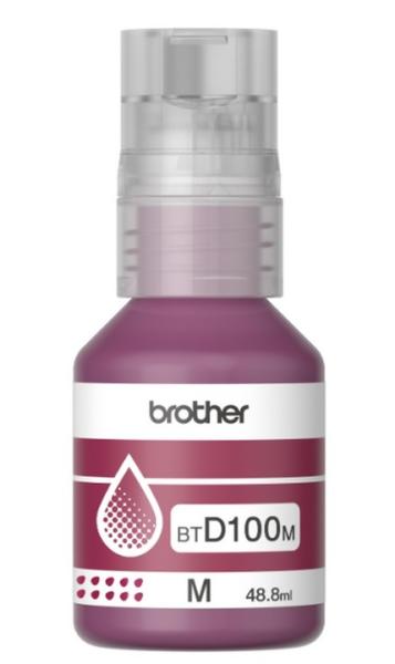 Мастило за Brother BTD100M, MFC-T930DW, DCP-T830DW/T730DW/T530DW/T430W, DCP-T230, Magenta -  5 000 pages