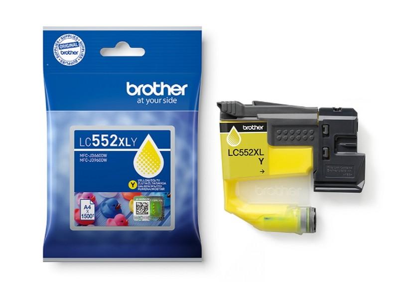 Консуматив за Brother LC-552XLY, MFC-J3660DW, MFC-J3960DW, Yellow - 1 500 pages