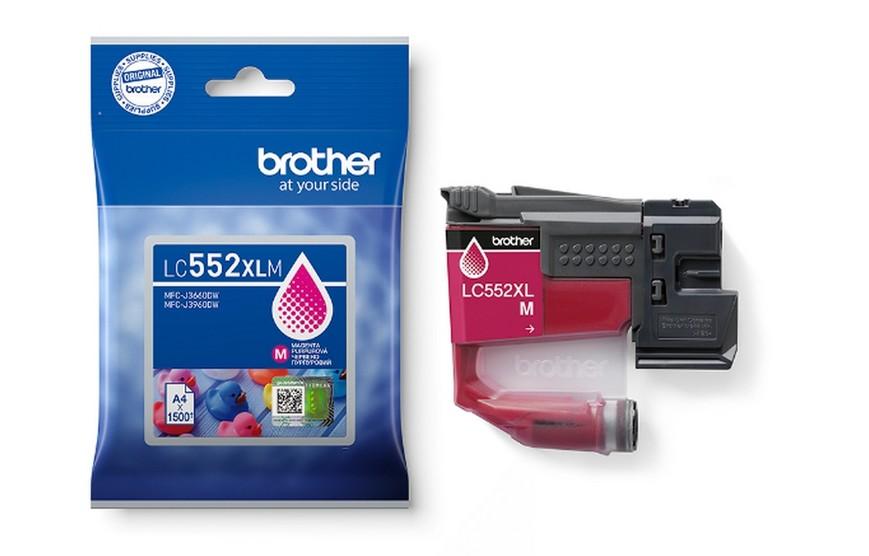 Консуматив за Brother LC-552XLM, MFC-J3660DW, MFC-J3960DW, Magenta - 1 500 pages