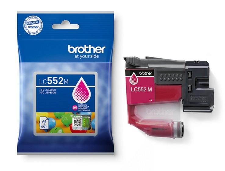 Консуматив за Brother LC-552M, MFC-J3660DW, MFC-J3960DW, Magenta - 550 pages