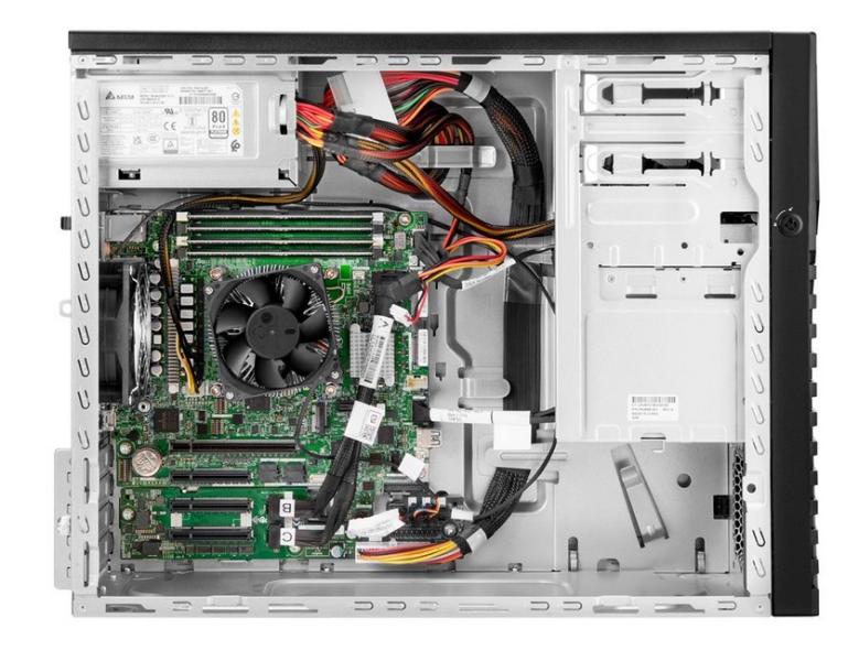 Сървър HPE ProLiant ML30 Gen11, Intel Xeon E-2434 4C (3.4 / 5.0 GHz, 12MB Cache), 32GB DDR5, 2x960GB SSD, 4 x LAN Gigabit Ethernet , 800W 80 PLUS Titanium