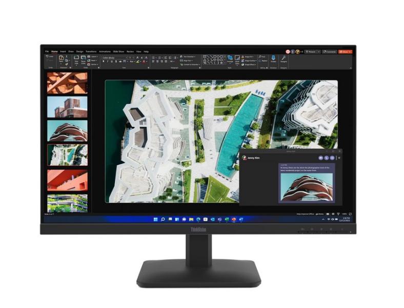 Монитор Lenovo ThinkVision S27-4e, 27.0" (68.58 cm) FHD IPS Anti-glare Display, 100Hz, 4ms, 300 cd/m², 1 500:1, HDMI, VGA