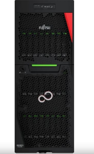 Сървър Fujitsu Primergy TX1330 M6, Intel Xeon 6333P 6C ( 3.1 / 5.2 GHz, 18MB Cache), 32GB DDR5, No HDD 4x2.5inch, 2xLAN RJ45, 2x500W 