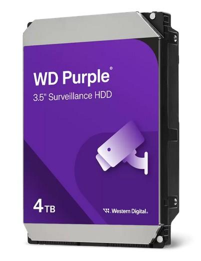 Твърд диск Western Digital Purple 4TB 6Gb/s SATA 128MB Cache, 3.5" (8.89 cm)
