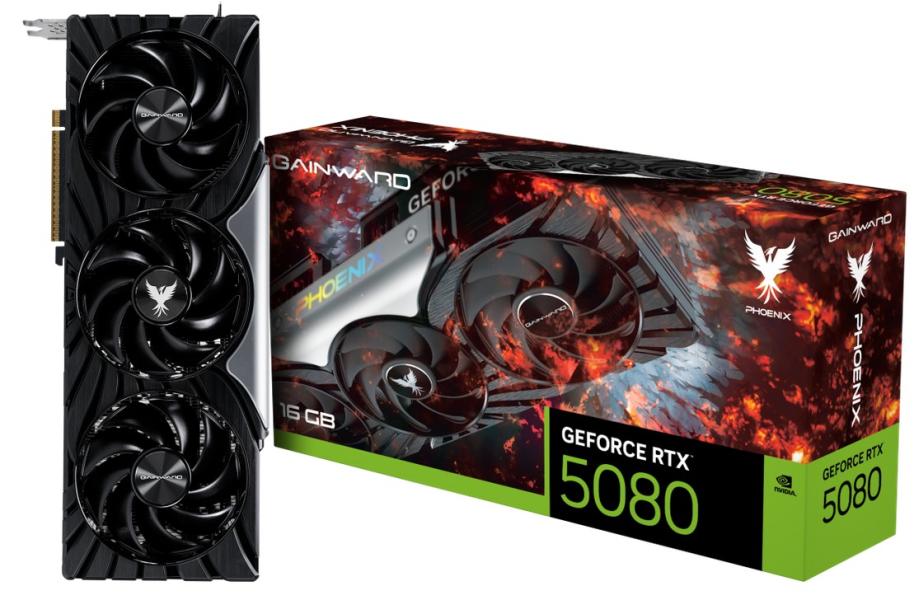Видео карта GAINWARD NVIDIA GeForce RTX 5080 Phoenix 16GB GDDR7, 256-bit, HDMI, 3x DP