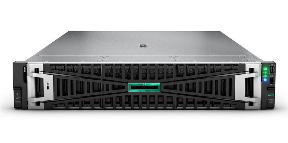 Сървър HPE ProLiant DL380 Gen11, Intel Xeon Silver 4514Y 16C (2.0/3.4GHz, 30MB Cache), 128GB DDR5, No HDD, 8x2.5" SFF, 2xRJ45 GbE LAN, 2x1000W 80 PLUS Titanium, Free DOS