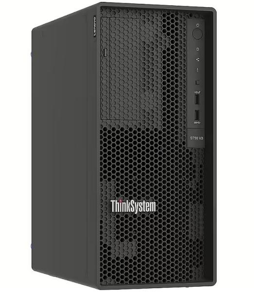 Сървър Lenovo ThinkSystem ST250 V3, Intel Xeon 6315P 4C (2.8 / 5.2GHz, 12MB Cache, 55W), 16GB DDR5 UDIMM, 2x 960GB SSD, 2x 1GbE LAN, 1x 500W PSU