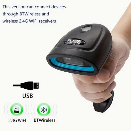 Баркод скенер SE, TD-U4WB, 1D, 2D, QR четец, Wireless, Bluetooth, USB