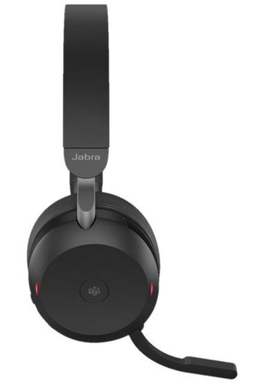 Слушалки Jabra Evolve2 75 MS, микрофон, Bluetooth/Wireless, USB, ANC, черни