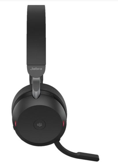 Слушалки Jabra Evolve2 75 MS, микрофон, Bluetooth/Wireless, USB, ANC, черни