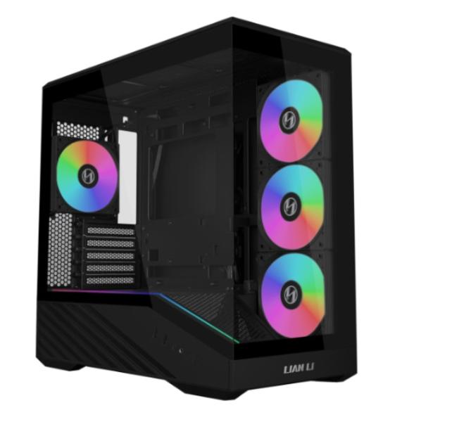 Кутия Lian Li Vector V100R MINI ARGB Mid-Tower, 2 x USB 3.0, 1 x USB 3.1 Type-C, Micro ATX / Mini ITX