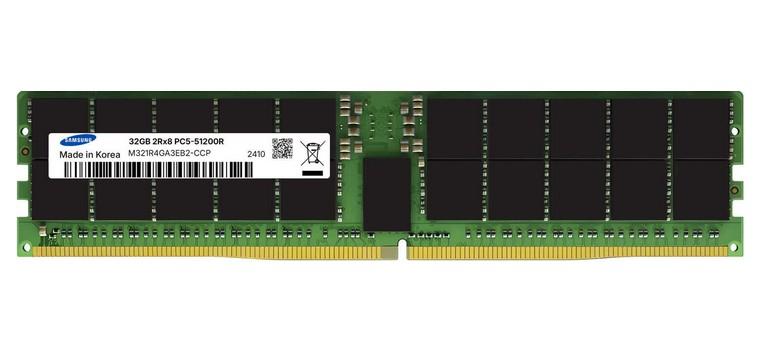 Памет SAMSUNG 32GB DDR5 6400Mhz ECC RDIMM 2Rx8, 1.1V, памет за сървър