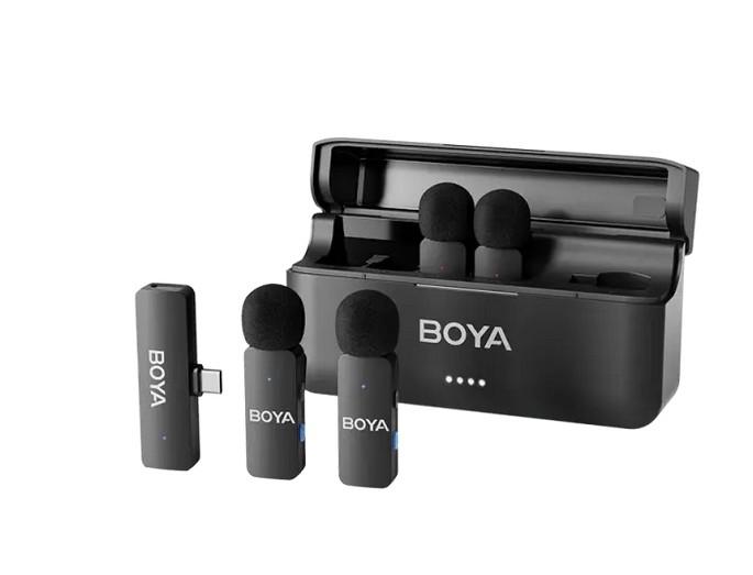 Безжична микрофонна система BOYA BY-V4U - USB-C