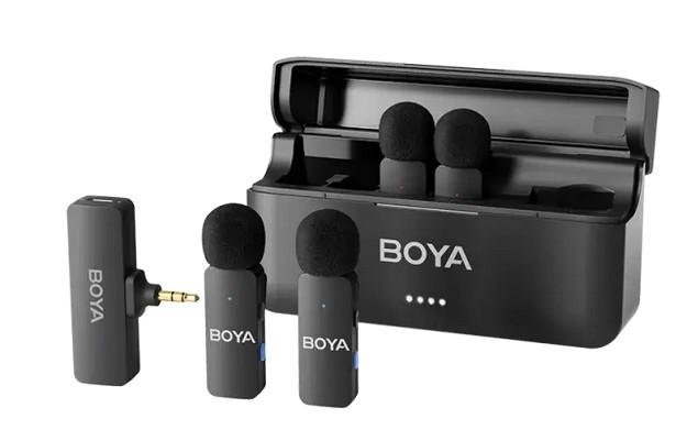 Безжична микрофонна система BOYA BY-V4, 3.5 mm TRS 