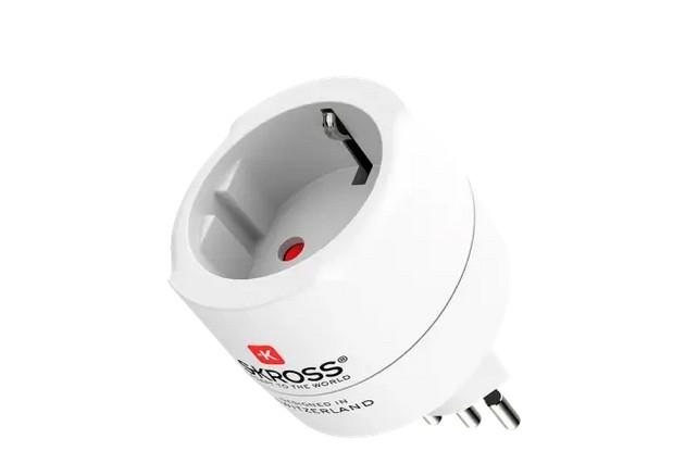 Skross универсален адаптер World to CH+IT+ Brasil