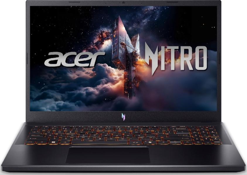 Лаптоп Acer Nitro V15 ANV15-52-722K, Intel Core i7-13620H (2.4 / 4.90 GHz, 24 MB cache), 15.6'' (39.62 cm) FHD IPS, NVIDIA GeForce RTX 5060 8GB GDDR7 DLSS 4, 32GB DDR4, 1TB M.2 NVMe SSD, Free DOS