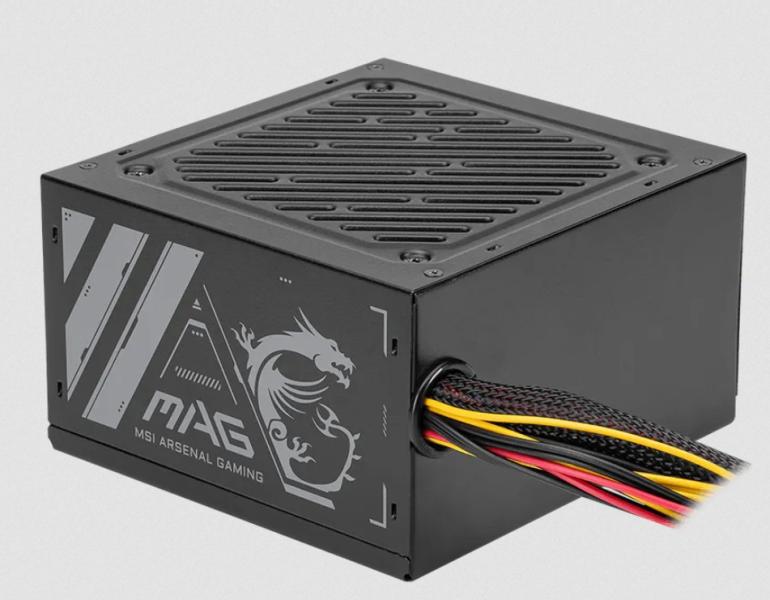 Захранване MSI MAG A500N-H, 500W, Active PFC, 80 Plus