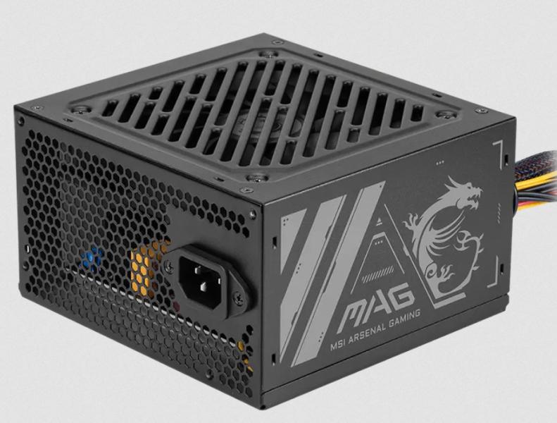 Захранване MSI MAG A500N-H, 500W, Active PFC, 80 Plus