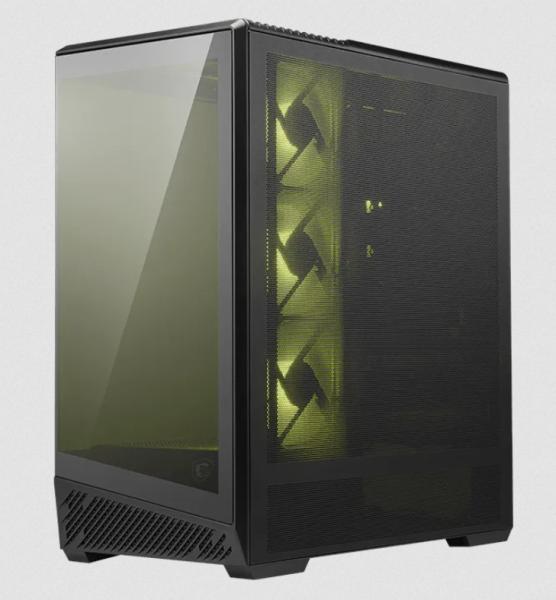 Кутия MSI MAG PANO 130R PZ, Mesh Panel, Mid-Tower, 2x USB 3.2, 1x USB Type-C, 1x Audio/1x Mic, ATX / Micro-ATX / Mini-ITX