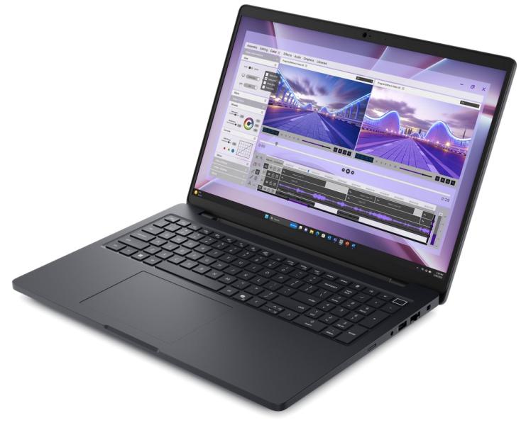 Лаптоп Dell Pro Max 16 MC16250, Intel Core Ultra 7 265H vPro 16C (1.7 / 5.3 GHz, 24MB Cache), 16.0" (40.64 cm) Full HD+ IPS Anti-Glare, LCD NoTouch, NVIDIA PRO RTX500 6GB GDDR7, 16GB DDR5, 512GB M.2 NVMe SSD, WiFi+BT, IR Cam+Mic, BG Backlit KBD, Ubu