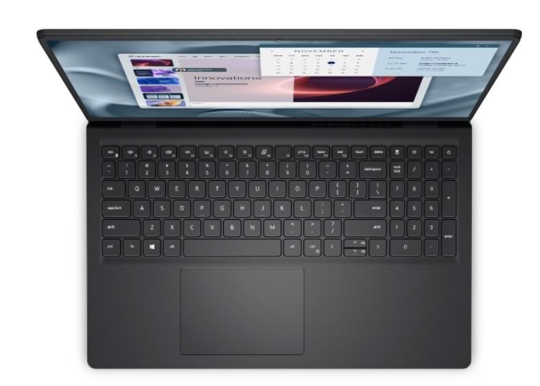 Лаптоп Dell Pro 15 Essential PV15250, Intel Core 3 100U 6C (0.9 / 4.7 GHz, 10MB Cache), 15.6'' (39.62 cm) FHD WVA LED, 16GB DDR5, 512GB M.2 NVMe SSD, WiFi+BT, Cam+Mic, BG Non Backlit KBD, FPR, Ubuntu