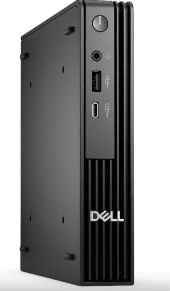 Компютър Dell Pro Micro QCM1250, Intel Core i3-14100T 4C ( 2.7 - 4.4GHz, 12MB Cache), 8GB (1x8GB) DDR5, 512GB SSD M.2 NVMe,  Integrated Graphics, WiFi+BT, BG KBD+Mouse, Ubuntu
