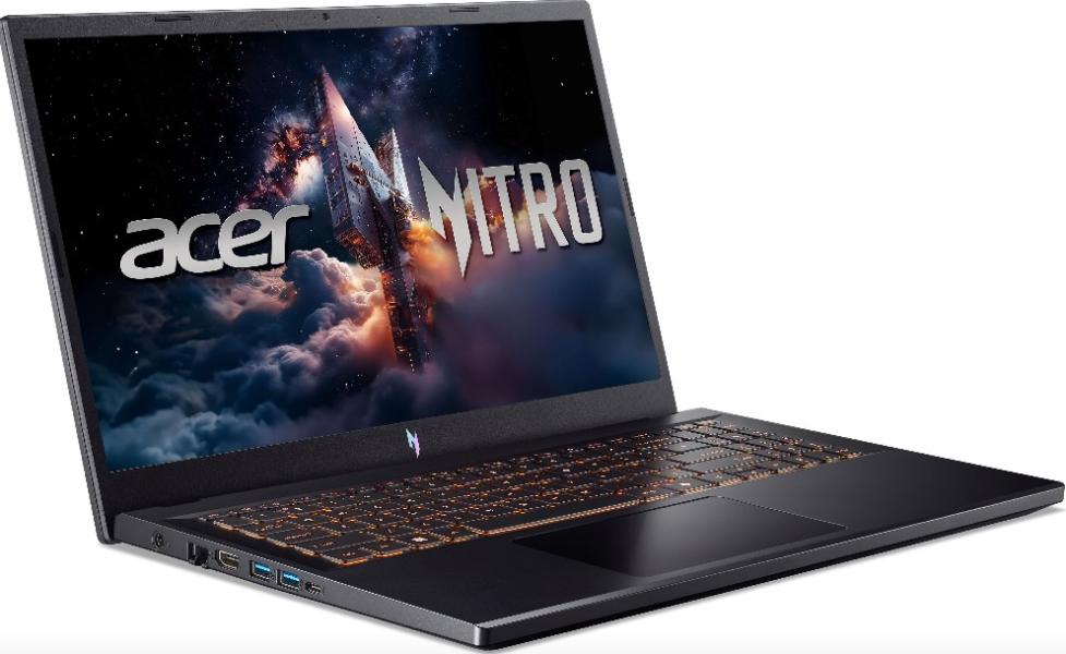 Лаптоп Acer Nitro V15 ANV15-52-74V3, Intel Core i7-13620H 10C (1.80 / 4.90 GHz, 24MB Cache), 15.6'' (39.62 cm) FHD IPS Display, NVIDIA GeForce RTX 5050 8GB GDDR7 DLSS 4, 32GB DDR4, 1TB M.2 NVMe SSD,  Free DOS