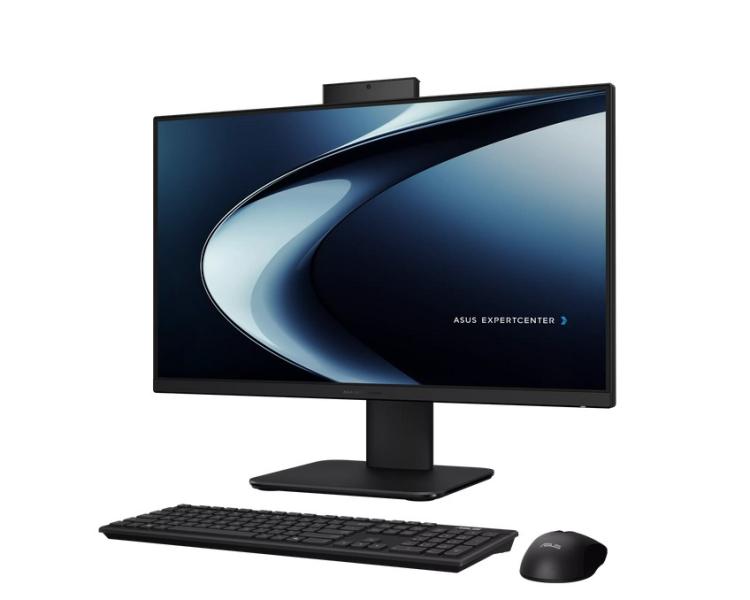 Компютър ASUS All in One Expert Center P440VAK, Intel® Core 7 240H 10C (2.5 - 5.2 GHz, 24MB Cache, 16 Threads), 23.8" (60.45 cm) FHD Anti-glare display, 16GB DDR5 SO-DIMM, 512GB SSD M.2 NVMe, Free DOS