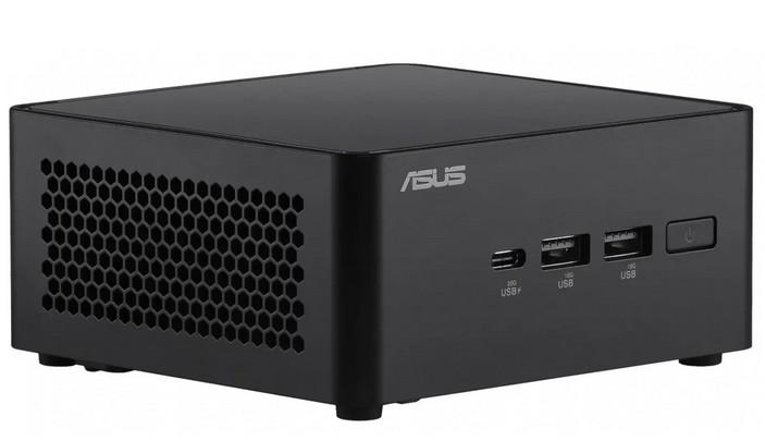 Компютър ASUS NUC 14 Pro NUC14RVH, Intel Core 3 100U 6C (1.2 / 4.7GHz, 10MB Cache), Intel Graphics, no Storage, no RAM, Wi-Fi 6E_BT, Intel Ethernet RJ45, no OS