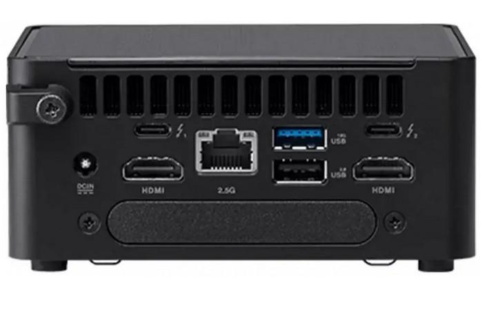 Компютър ASUS NUC 14 Pro NUC14RVH, Intel Core 3 100U 6C (1.2 / 4.7GHz, 10MB Cache), Intel Graphics, no Storage, no RAM, Wi-Fi 6E_BT, Intel Ethernet RJ45, no OS