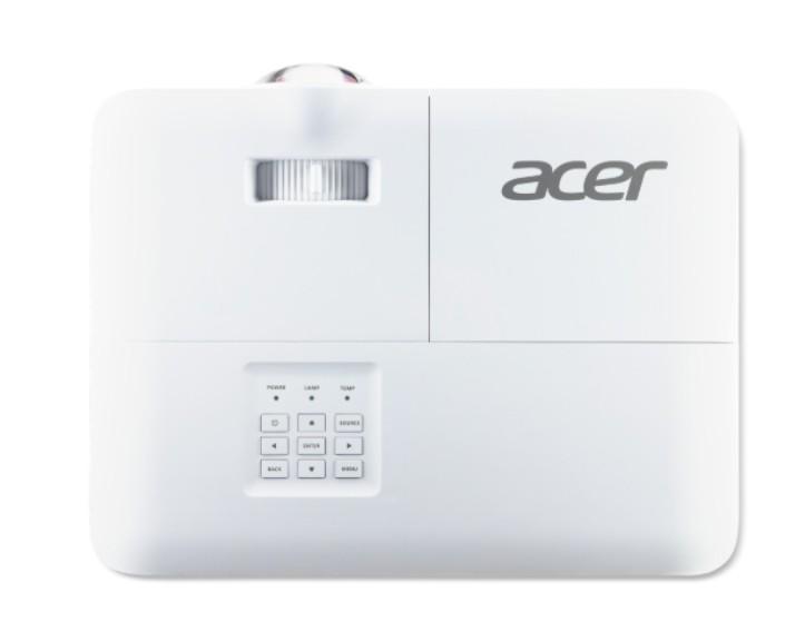 Мултимедиен проектор, Acer Projector S1387n, DLP, Short Throw 0.5, WXGA (1280x800), 4000 ANSI Lum, 20 000:1, 1x Zoom, 2x HDMI (1.4b), Component Video (D-sub), PC Audio 3.5mm, RCA, DC Out (5V/1A, USB-A), RG-45, RS232, Speaker 16W, White