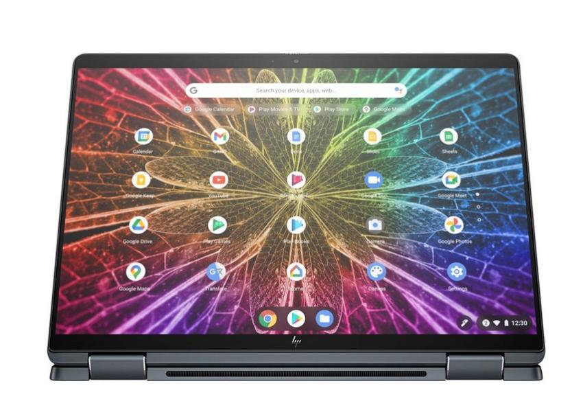 Лаптоп HP Elite Dragonfly Chromebook, Intel Core i7 255U 10C (3.6 / 4.8 GHz, 12MB Cache), 13.5" (34.29 cm) Quad HD IPS Touchscreen Display, Intel Iris Xe Graphics, 32GB LPDDR4X, 512MB M.2 NVMe SSD, Chrome OS (EU)