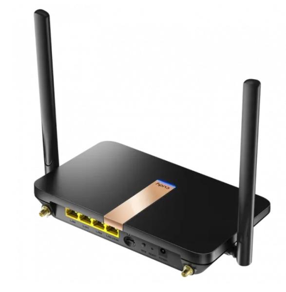 Рутер Cudy LT500D AC1200, 4G LTE, 2.4/5 GHz, 300 / 867 Mbps, 4x 10/100