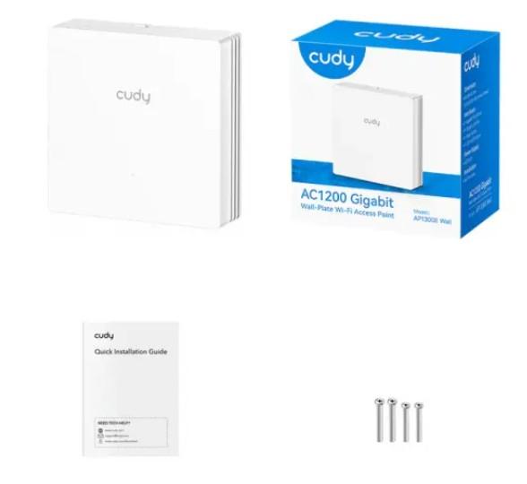 Tочка за достъп Cudy AP1300E Wall, AC1200