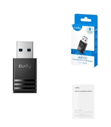Адаптер Cudy WU900 WiFi 6, 900 Mbps, USB 2.0