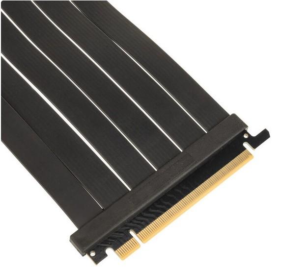 Кабел Kolink PCIe 5.0 Riser Cable, 180 градуса, 300mm, Черен