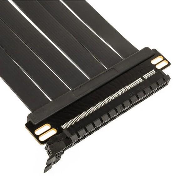 Кабел Kolink PCIe 5.0 Riser Cable, 180 градуса, 300mm, Черен