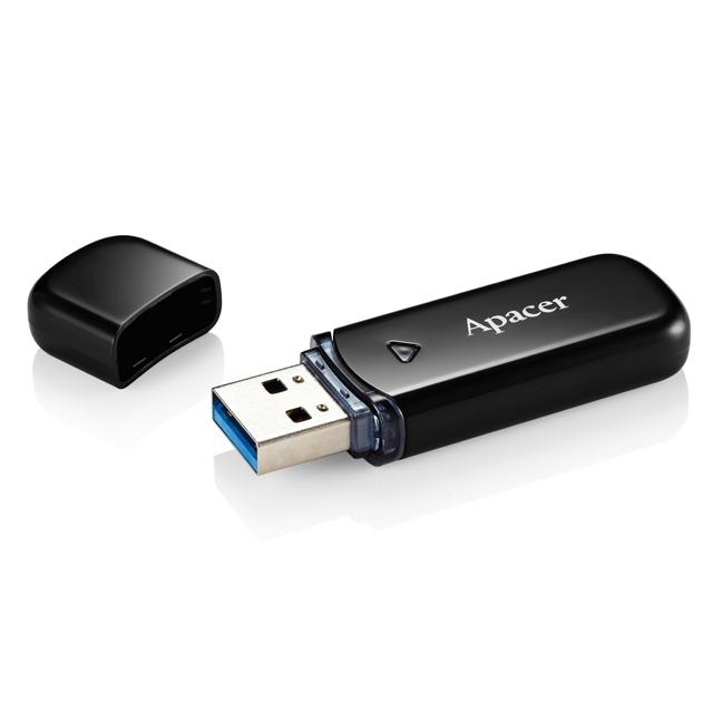 USB памет Apacer AH355 128GB ,USB 3.2, Черна