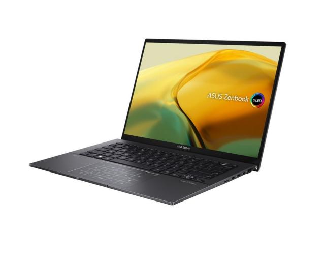 Лаптоп Asus Zenbook OLED UM3402YA-OLED-KM731X, AMD Ryzen 7 5825U (8-core/16-thread, 16MB cache, up to 4.5 GHz max boost),  14." OLED ,WQ+ BEND 2.8K (2880 x 1800) OLED 16:10 aspect ratio GL 400NITS(HDR) 90 Hz, DDR4 16GB(ON BD.),1TB PCIEG3 SSD, TPM, Nu