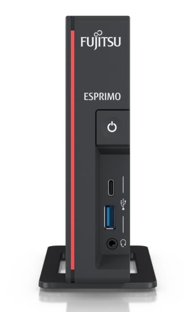 Настолен компютър Fujitsu ESPRIMO G5011 ~0.86 liters, Intel Core i3-10105, 8GB DDR4-3200, SSD PCIe 256GB M.2 NVMe Value, WLAN 802.11ax, Wi-Fi 6 BT5.2, Country kit (INT), AC-Adapter 19V/65W, Load Win10 Pro(64) R3+Office 1mth Trial, Optical USB mouse b