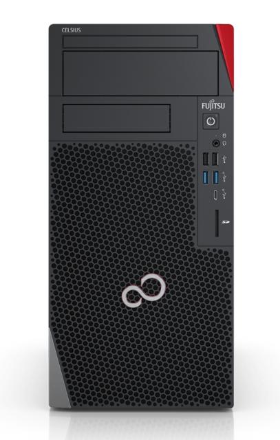Настолен компютър Fujitsu CELSIUS W501, Intel Core i9-11900K 3.0/5.3 GHz, 16GB DDR4, 512GB SSD, 5x USB 3.2 Gen2, Windows 10 Pro