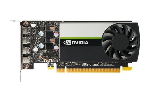 Видео карта Fujitsu NVIDIA T600 4GB, Connectors: 4x miniDP/PCIe x16, without adapter cables, includes FH- and LP bracket