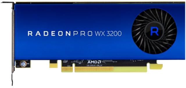 Видео карта Fujitsu AMD Radeon Pro WX 3200 4GB, Connectors: 4x miniDP/PCIe x16; without adapter cables; includes FH- and LP bracket