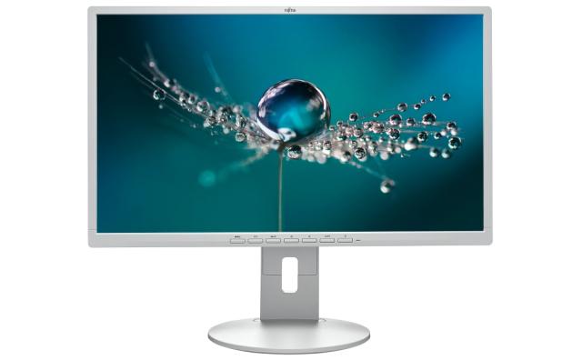 Монитор Fujitsu DISPLAY B24-8 TE Pro 23.8" Ultra Wide, LED, Business Line, IPS, 5ms, 1000:1, 250 cd/m2, 1920x1080 FHD,1xDP,1xDVI, 1xVGA,USB, 5-in-1 stand,Sp.2x2W, St.5-in-1, Height adj.150mm,Rotation 90°,Tilt angle -5°/+35°, Swivel angle 345°, Marble