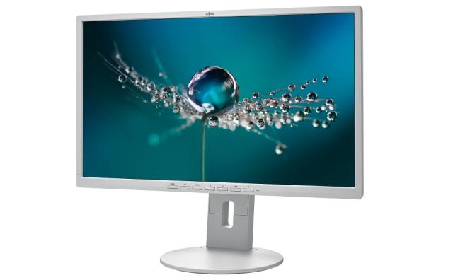 Монитор Fujitsu DISPLAY B24-8 TE Pro 23.8" Ultra Wide, LED, Business Line, IPS, 5ms, 1000:1, 250 cd/m2, 1920x1080 FHD,1xDP,1xDVI, 1xVGA,USB, 5-in-1 stand,Sp.2x2W, St.5-in-1, Height adj.150mm,Rotation 90°,Tilt angle -5°/+35°, Swivel angle 345°, Marble
