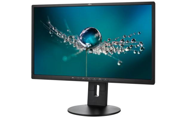 Монитор Fujitsu DISPLAY B24-8 TS Pro 23.8" Ultra Wide, LED, Business Line, IPS, 5ms, 1000:1, 250 cd/m2, 1920x1080 FHD, 1xHDMI, 1xDVI, 1xVGA, USB, 5-in-1 stand, Sp.2x2W, Height adj. 150mm, Rotation 90°,Tilt angle -5°/+35°, Swivel angle 345°, Matt blac