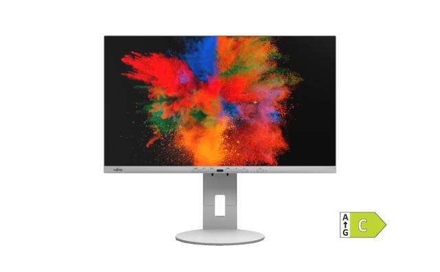 Монитор Fujitsu DISPLAY P2410 TE Wide 24", LED, PL, IPS, 5ms, 1000:1,250cd/m2, 1920x1080 16:9, 1xDP Out(Daisy Chain), 1xDP1.2, 1xHDMI1.4, 4xUSB, 1xUSB-C 95W, 1xGB LAN, 6-in-1 stand,Sp.2x2W, Heig adj.150mm, Rot.90°,Tilt angle -5°/+35°, Sw.angle 345°, 
