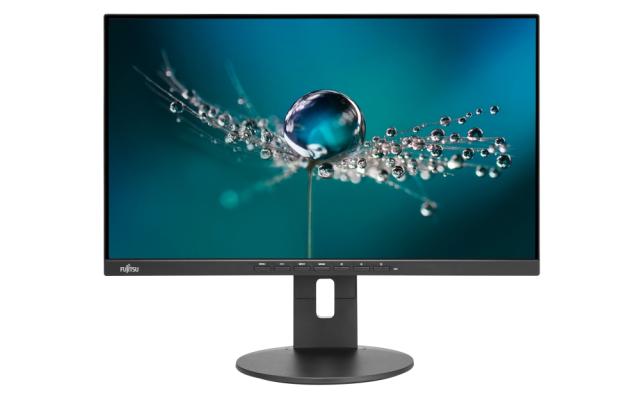 Монитор Fujitsu DISPLAY B27-9 TS QHD 27" Ultra Wide, LED, Business Line, IPS, 5ms, 1000:1, 350 cd/m2, 2560x1440 UHD, 1xHDMI, 1xDP 1.2, 1 x DualLink DVI, USB, 4-in-1 stand, Sp.2x2W, Height adj. 150mm, Rotation 90°,Tilt -5°/+35°, Swivel angle 345°, Mat