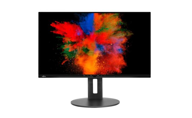 Монитор Fujitsu DISPLAY P27-9 TS QHD 27" UWide, LED, PL, IPS, 5ms, 1000:1, 350cd/m2, 2560x1440 QHD, 1xDP Out(Daisy Chain), 1xDP1.2, 1xHDMI1.4, 4xUSB, 1xUSB-C 65W, 1xGB LAN, 5-in-1 stand, Sp.2x2W, Heig adj.150mm, Rot. 90°,Tilt angle -5°/+35°, Sw.angle